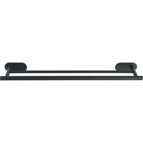 Wenko Turbo - Loc OREA porte-serviettes mural noir (1/5)
