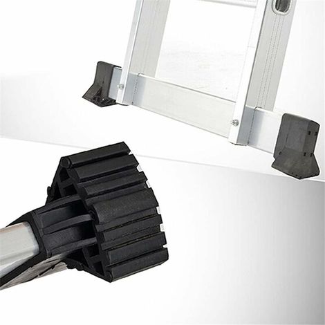 4 almohadillas de goma antideslizantes para escalera, pies de escalera y pies de seguridad