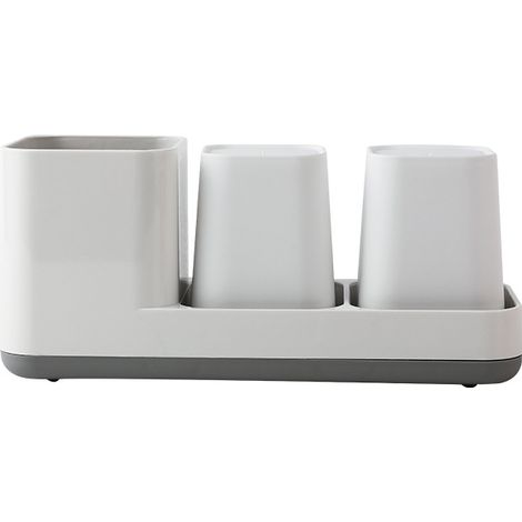 Portacepillos de dientes, portacepillos eléctricos, portacepillos extraíble, portapasta de dientes, organizador de baño (1/5)