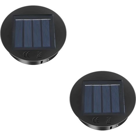 Pièces de Rechange pour Lampes Solaires, 8CM/3.1inch, 1.2V 600mAh, Panneau Solaire LED Étanche IP44 pour Lanterne Suspendue, Décoration de Jardin, Terrasse, Table (1/5)