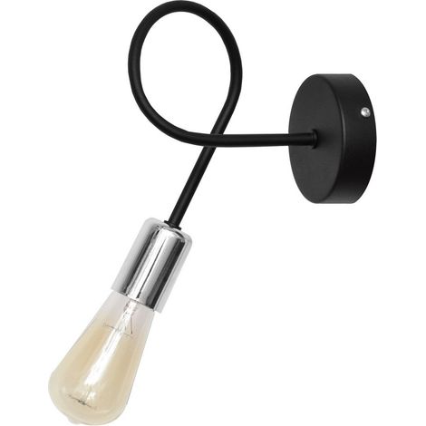 Helam OXFORD Applique Noir, Chrome 25cm