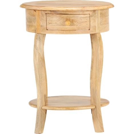 Maison Exclusive - Beistelltisch 37x37x61 cm Massivholz Mango (1/5)