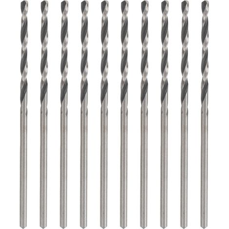 10pcs HSS Straight Shank Twist Drill Bits Power Tools Straight Shank Grinding Process 1.6mm Drill Diameter MUMU (1/4)