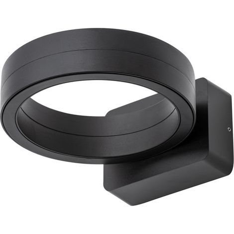 Litecraft Ringo Wall Light Outdoor 16 Watt LED IP65 Rated Garden Fitting - Black (1/5)