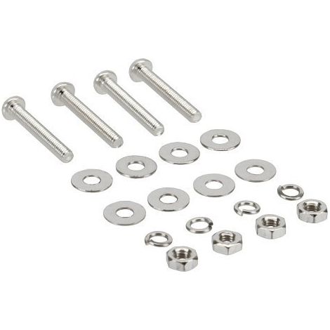 Vis inline 33371B set 4 pièces argenté 15 mm