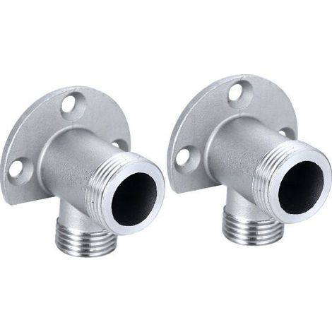 Kit d'installation pour connecter le tuyau pour robinet apparent. système de douche extérieur. mitigeur thermostatique. conversion encastré en surface (1/5)