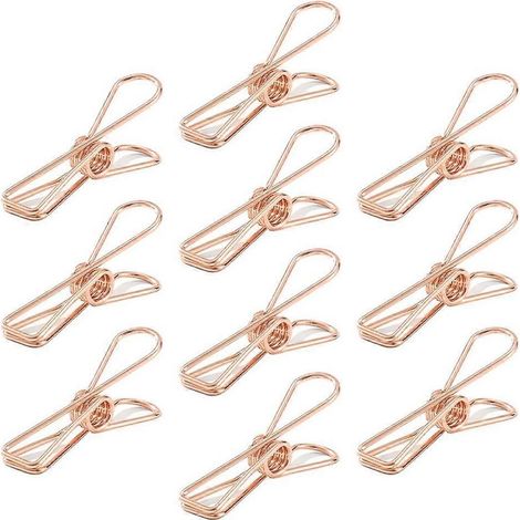 Lot de 10 pinces de tente pour extérieur, pour maintenir en toute sécurité lumières et autres objets. (1/5)