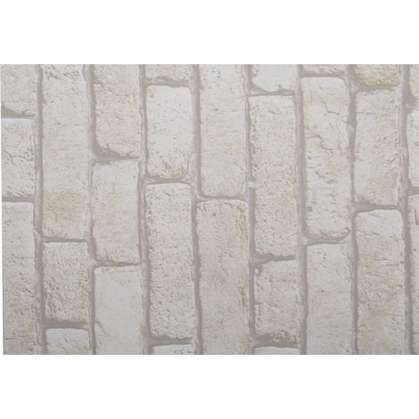 Adhésif décoratif pour meuble brique 200 x 67 cm – PVC résistant – Découpe facile – Pose sans bulles d'air – CPM