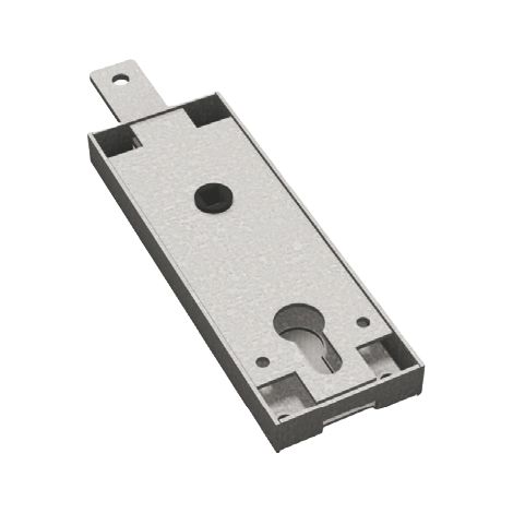Securemme SERRATURA CENTRALE PER BASCULANTE A CILINDRO EUROPEO 1 MANDATA interasse mm.70 Art. 2291 2.00 pz