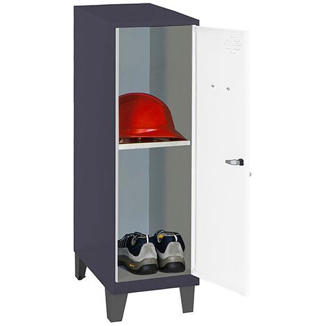 Simonrack Metallregal anthrazit und weiß 1015x300x500 mm (1/2)