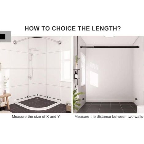 Barrière de douche pliable et système de rétention pour barrage d'eau et maintient l'eau à l'intérieur du seuil (2 M, Blanc) (1/4)