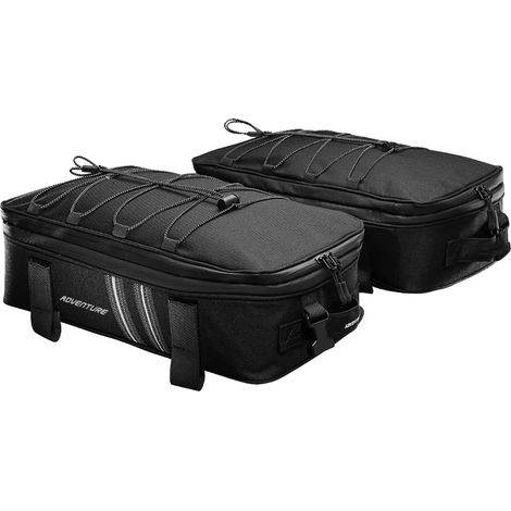 Bagages de moto, rangement extensible, design étanche, 2 sacoche générale (1/2)