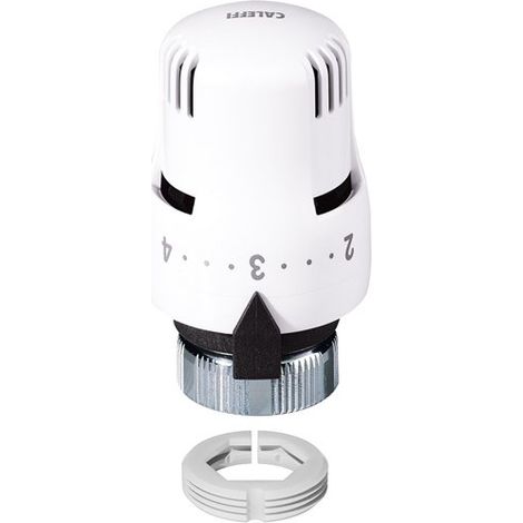 Tête thermostatique avec capteur intégré – Réglage de 7°C à 28°C – Adaptateur inclus – Pour vannes radiateurs Caleffi (1/5)
