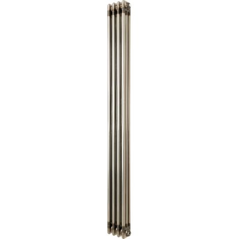 Traditional 3 Column Radiator - 1800 x 200mm - Raw Metal (1/5)