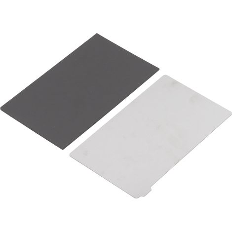 Plateforme en acier magnétique pour photopolymérisation de résine photosensible LCD, plaque en acier à ressort magnétique double face SLA/DLP générale, 140x84mm. (1/5)