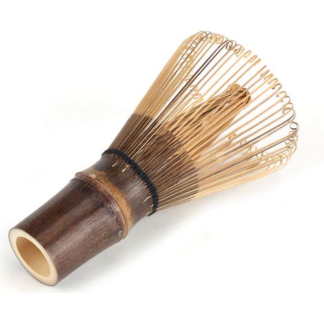 Matcha-Besen aus natürlichem Bambus mit 80 Zähnen, Grüntee-Aufgusspinsel, traditionelles Zubehör für die Chasen-Zubereitung (1/5)