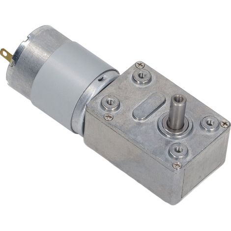 Moteur à engrenage à vis sans fin 24V DC 5 tr/min réducteur 4632-385 pour automatismes portails et volets roulants (1/5)