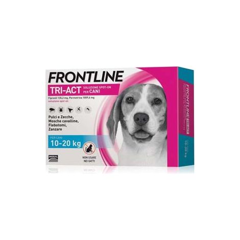 FRONTLINE TRIACT SPOTON PER CANI M  in confezione da 6 pipette    FRONTLINE