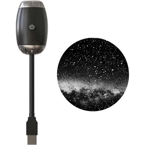 Sternenhimmel-Projektor-Nachtlicht mit einstellbarer Helligkeit, 360°-Drehung, einfacher Touch-Steuerung, USB-aufladbar, für die Schlafzimmerbeleuchtung.