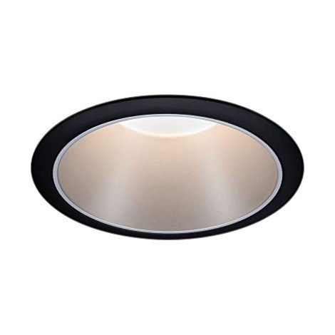 Paulmann 93397 Foco empotrable negro mate y plata