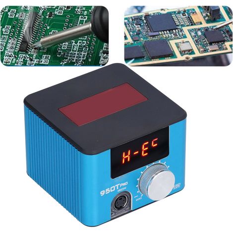 Station de soudage thermostatique antistatique SUNKKO T12, fer à souder à température réglable pour la réparation de téléphones portables, modèle A 950T PRO AC100-240V, norme européenne (1/5)