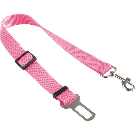 Ausziehbarer Hundesicherheitsgurt, ideal für Autositze und sicheres Fahren (rosa) (1/2)