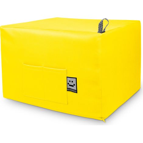 Puff Cama Confort Amarillo Único Amarillo