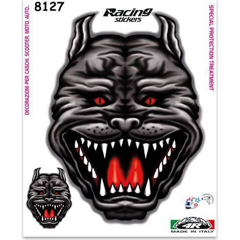 Adesivi Sticker Mastino, 14 x 16 cm (1/4)