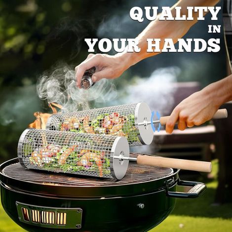 GRILLMEISTER Barbecue rond au charbon de bois, 33 cm GRILLMEISTER Barbecue rond au charbon de bois, 33 cm