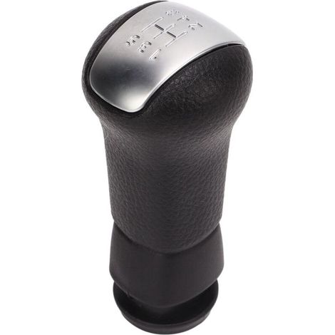 CHICIRIS Tête de Levier de Vitesse Ergonomique pour Voiture, Levier de Vitesse Lisse, Matériau Durable, PVC, ABS, Cuir, Haute compatibilité, Convient pour J10, Convient pour X-Trail 2006-2013 avec (1/5)