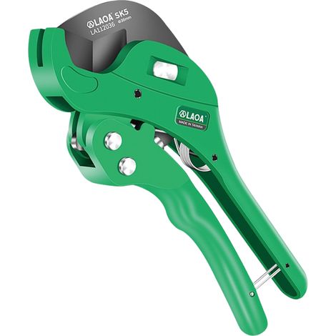 DOLASO Rohrschneiderzange, 36–42 mm Rohrschneider, Rohrreparaturwerkzeug zum Schneiden von Rohren, Rohrschere SK5-Material mit Teflon-Behandlung, Ratsche PVC/PE/VE (1/3)