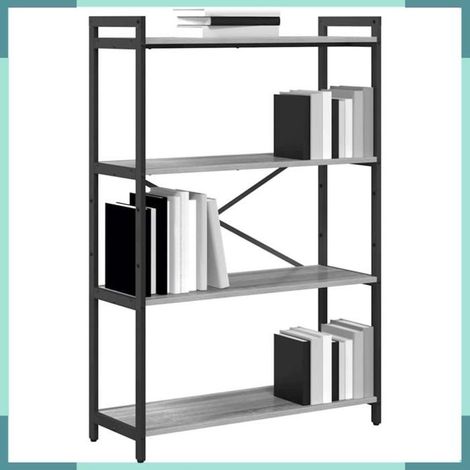 Étagère - 868422 - Sonoma gris - Bois d'ingénierie - 80 x 30 x 120 cm (1/5)