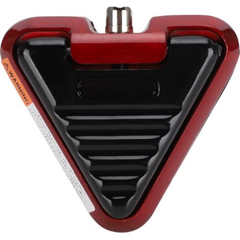 Pédale triangulaire en alliage pour machine à tatouer, accessoire d'alimentation électrique (Rouge) (1/5)