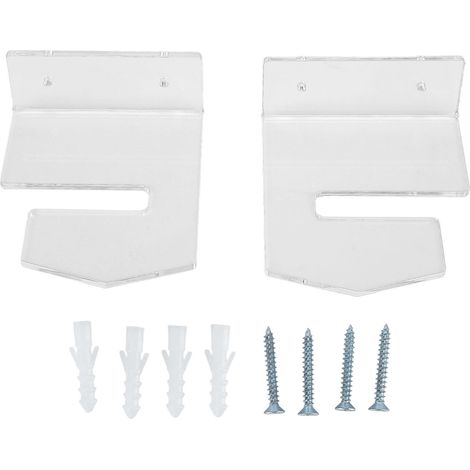 étagère rangement-Porte-Mur pour Skateboard Support Fixation à Plaque Glissante en Acrylique avec Kit d'Installation (1/4)