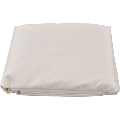Voile d'ombrage blanc 3x3m – polyester imperméable bloc UV – pour terrasse, jardin, cour, carport, piscine
