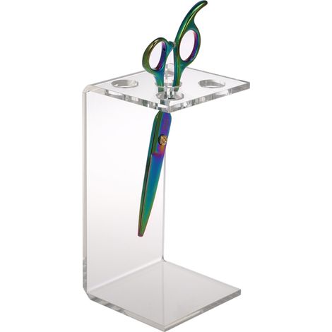 Porte-peignes et ciseaux de coiffure professionnels, support pour ciseaux et ciseaux de salon, organisateur de peignes de coiffure en acrylique transparent