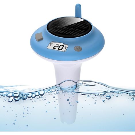Schwimmendes Temperaturmessgerät für Schwimmbecken Solar schwimmender Wassertemperaturmonitor Für Aquarien Badewannen Fischteiche Spas Whirlpools Pools und Außenbereich (1/5)