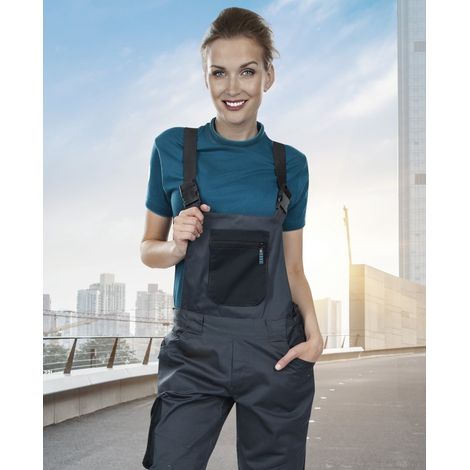 Ardon 4TECH 03 164-172 - Damen-Latzhose grau-schwarz cm ardon 4TECH 03 164-172 - Damen-Latzhose grau-schwarz cm 42
