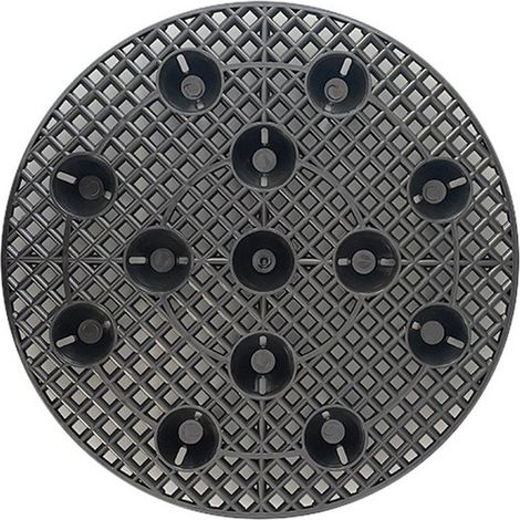 2er Set Untersetzer für Blumentöpfe / Anzuchtschalen Wurzelkontrollplatten Verdickte, atmungsaktive Wurzelkontroll Untersetzer Durchmesser: 40 cm (1/4)