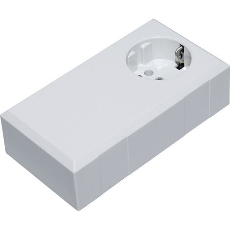 TRU COMPONENTS ESO 1250 E Stecker-Gehäuse 125 x 67 x 50  Polycarbonat, ABS Lichtgrau 1 St.