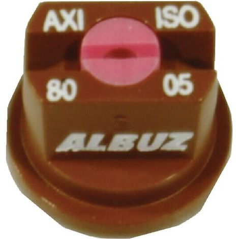 Tobera est谩ndar doble chorro plano AXI 80掳 05 marr贸n cer谩mica Albuz ALBUZ AXI8005