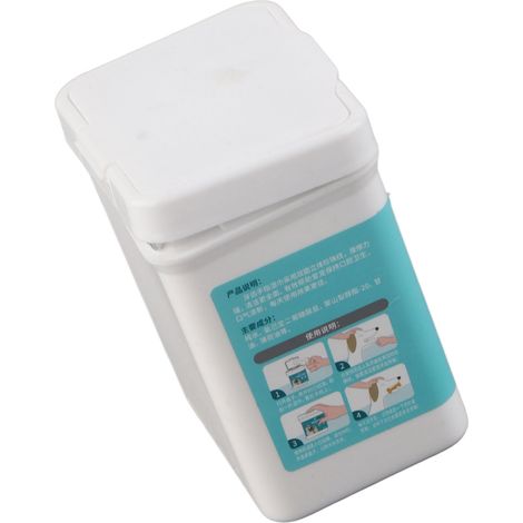 Lingettes nettoyantes pour les dents des chiens : éliminent le tartre et le calcul dentaire. Lingettes de soin dentaire pour chats et chiens. (1/4)