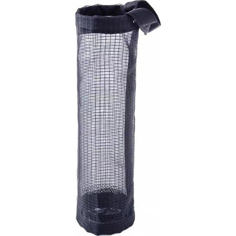 Sac à Ordures Mural - Nylon - 46 x 16,5 cm - Jaune/Noir/Gris - Pour Cuisine Salle De Bain - 1 Pièce