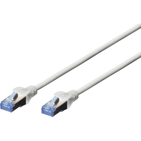 Digitus DK-1532-030 RJ45 Patchkabel CAT 5e SF/UTP 3.00 m Grau verdrillte Paare 1 St. (1/2)