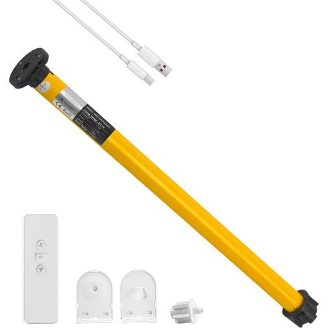 Matter Moteur de stores intelligents pour tubes de 38 mm – Fonctionne avec Google Home & Alexa – Application et télécommande, pas de hub nécessaire – Installation à faire soi-même, fonctionnement (1/5)