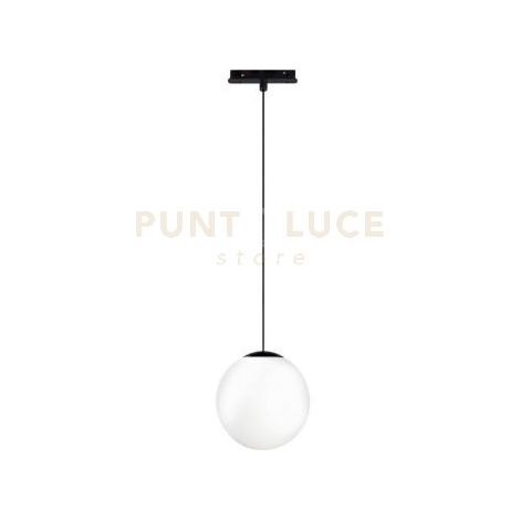 SOSPENSIONE PER BINARIO MAGNETICO E SFERA D.15CM NERO LED 3000K 624LM 8W
