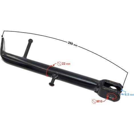 Béquille latérale pour cyclomoteur FR 2 (1/3)
