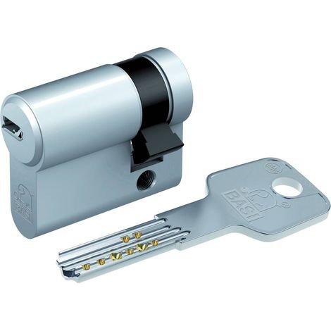 BASI BM CYLINDRE DE PORTE/CYLINDRE DE SERRURE AVEC CLÉ RÉVERSIBLE, SYSTÈME DE FERMETURE IDENTIQUE, COMBINABLE LIBREMENT, PROTECT (1/2)