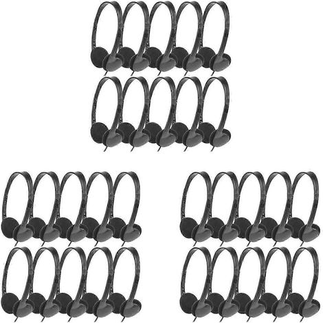 Lot de 30 casques audio pour enfants et adolescents, avec prise jack 3,5 mm. (1/5)