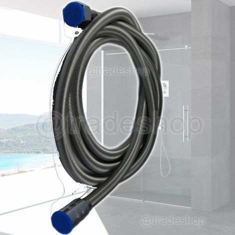 TRADE SHOP - Laccio Tubo Flessibile Antitorsione Per Doccia Cabina Doccia Cromato 2 Metri - (1/2)